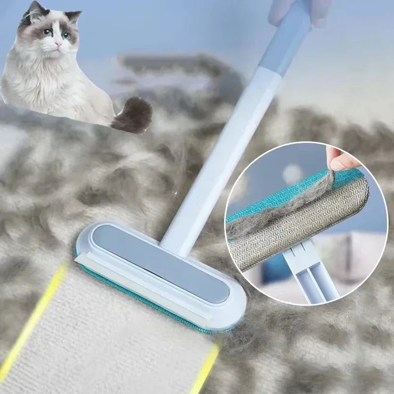 Revolutionary Pet Hair Removal Gloves - Effortlessly Remove Dog & Cat Fur from Carpets and Sofas!