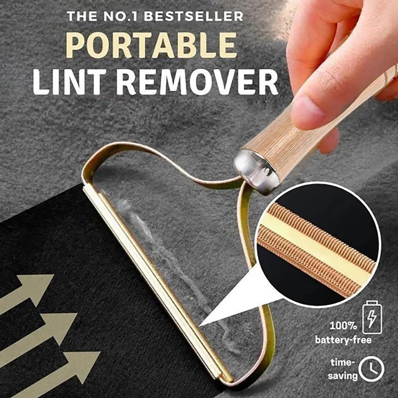 Ultimate Portable Lint Remover - Effortlessly Banish Pet Hair and Lint from Clothes, Sofas, and Carpets!